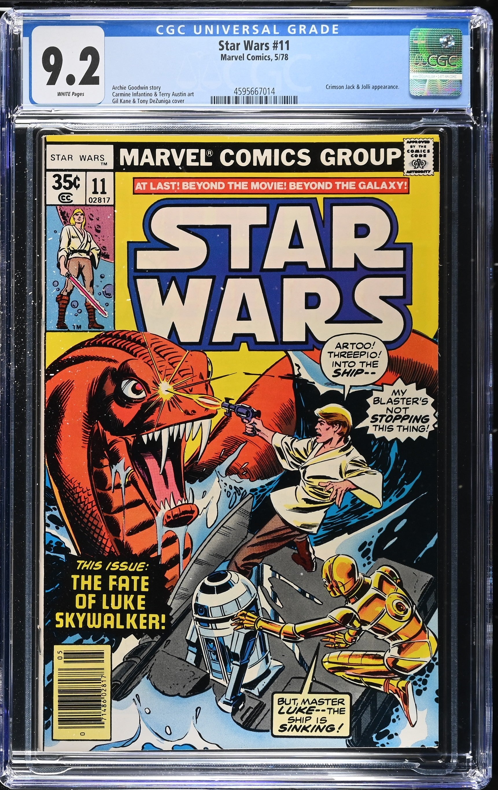 Star Wars #11 (5/78) Graded CGC 9.2